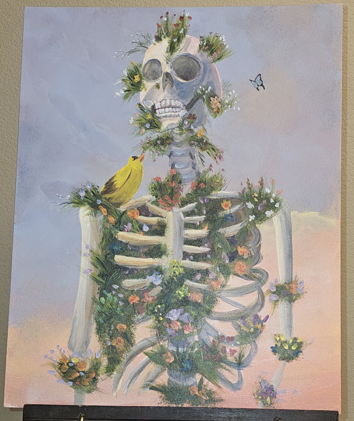 Original painting detail